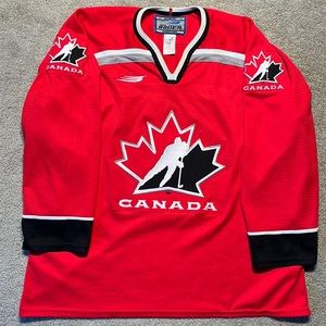Team Canada Nagano Olympic Bauer Jersey